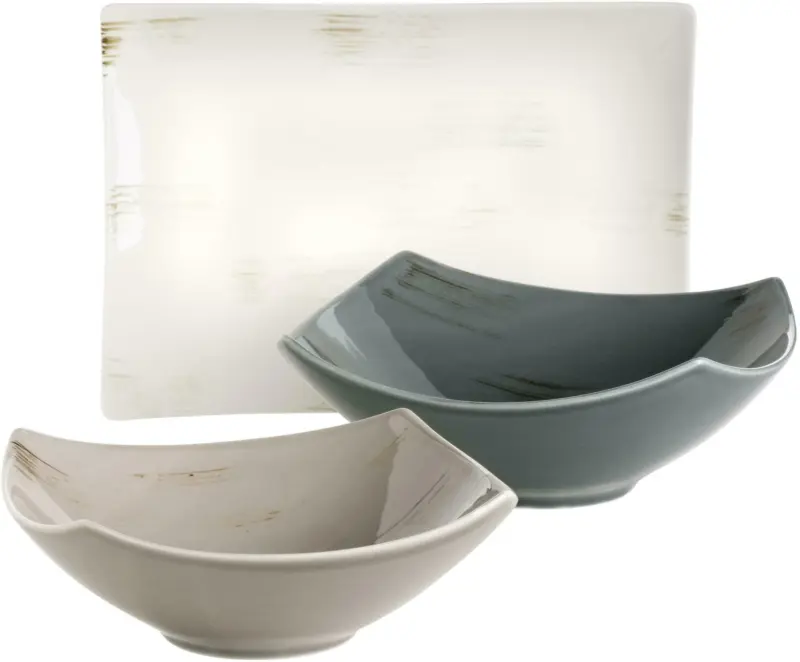 Schüsselset Derby aus Porzellan, 3-teilig