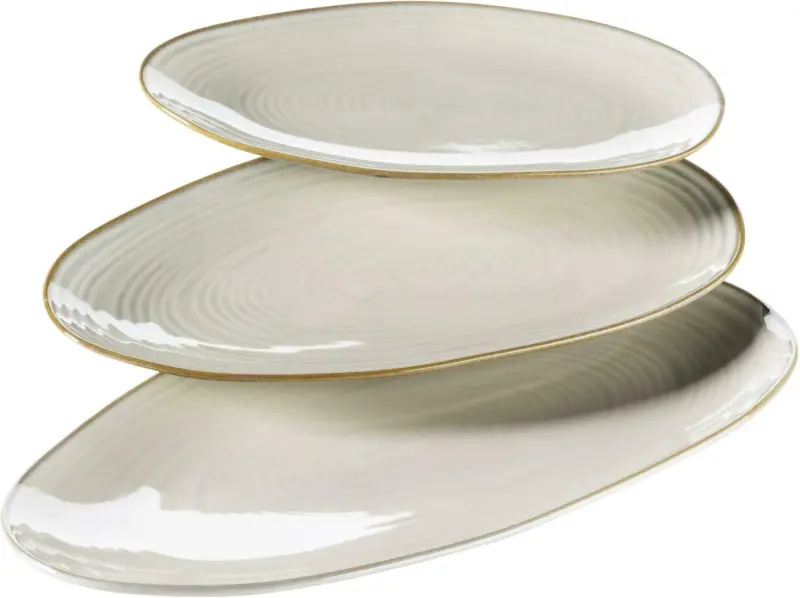 Platte Nottingham, 3-teilig