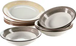 Tafelservice Duole aus Steingut, 8-teilig