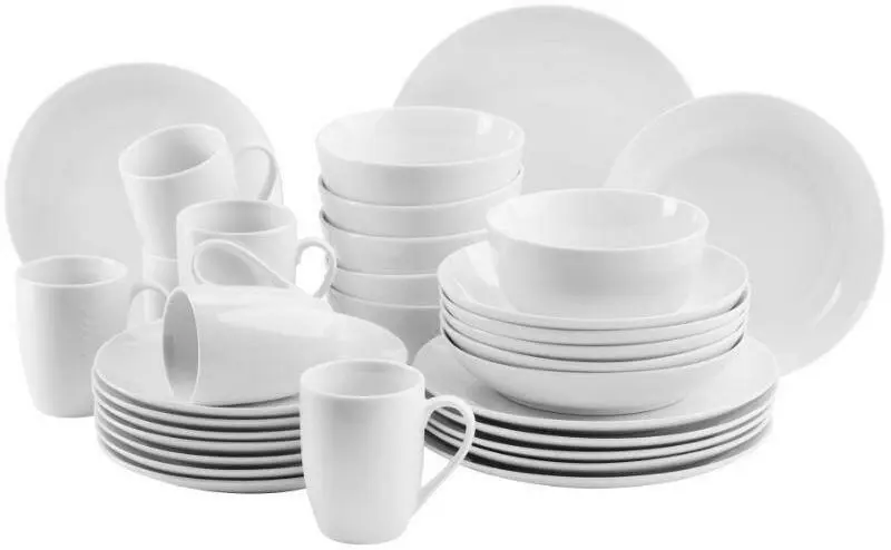 Kombiservice Barca aus Porzellan, 30-teilig