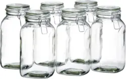 Einmachglas-Set Gothika ca. 2,5l. 6-teilig