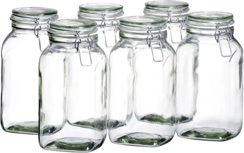 Einmachglas-Set Gothika ca. 2,5l. 6-teilig