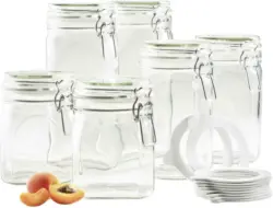 Einmachglas-Set Gothika, 6-teilig