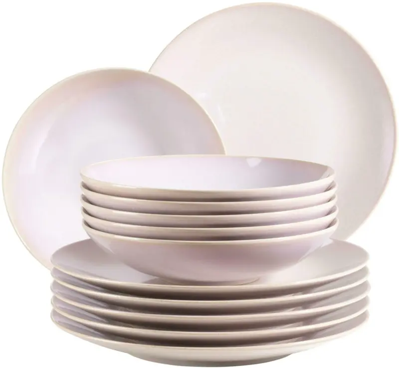 Tafelservice Ossia aus Steinzeug, 12-teilig