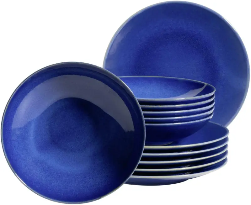 Tafelservice Ossia aus Steinzeug, 12-teilig