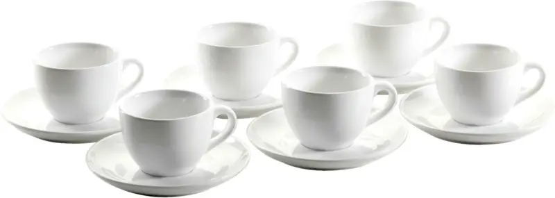 Kaffeetasse mit Untertasse Colombia ca. 180ml, 12-teilig