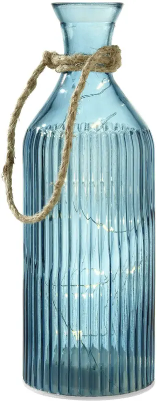 Dekoflasche Sandro aus Glas