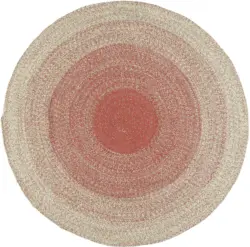 Flachwebeteppich Marie in Orange Ø ca. 160cm