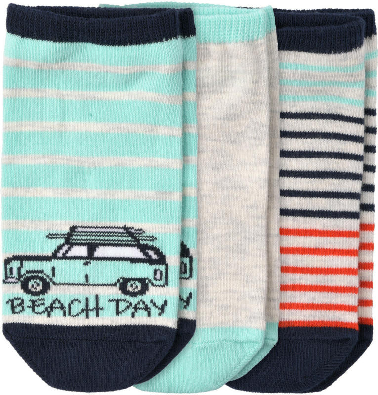3 Paar Jungen Sneaker-Socken im Set (Nur online)