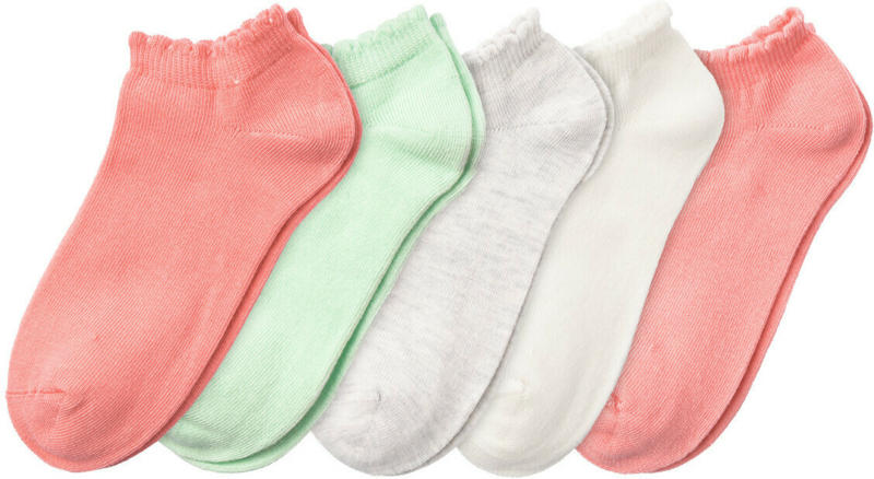 5 Paar Mädchen Sneaker-Socken im Set (Nur online)