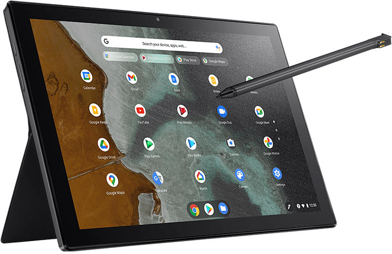 Chromebook CM3000DVA-HT0011, MediaTek 8183C, 4GB/64GB, 10.5 Zoll Touch WUXGA, Mineral Grey