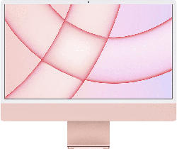 Apple iMac 24 Zoll, M1 Chip 8-Core und GPU, 8GB RAM, 512GB SSD, Retina 4.5K, Rosé; All-in-One PC