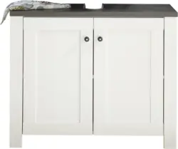 Waschbeckenunterschrank in Braun/Weiss 'Antwerpen'