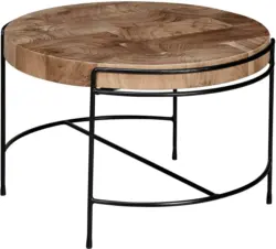 Couchtisch 'WL6.174' Ø ca. 62 cm, aus Akazie