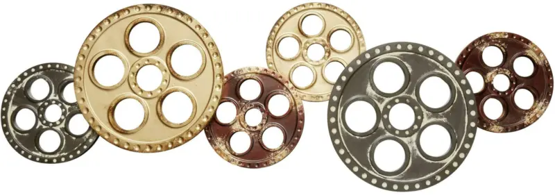 Wanddeko Industrial aus Metall