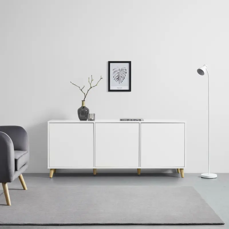 Sideboard 'Jannik', weiß