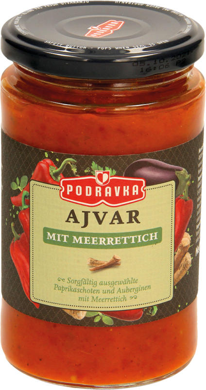 Ajvar mit Meerrettich