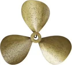 Wanddeko Plain aus Metall