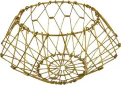 Obstschale Flex in Goldfarben, formbar