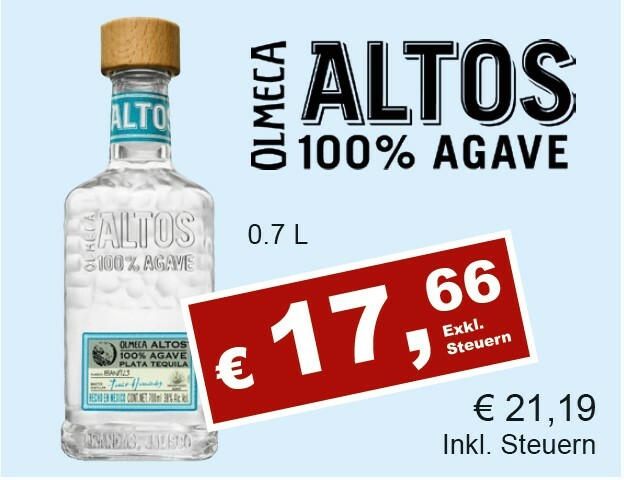 Olmeca Altos 100% Agave