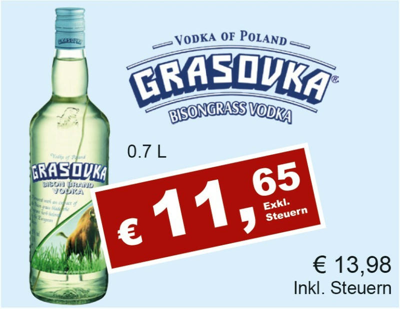 Grasovka Bisongrass Vodka