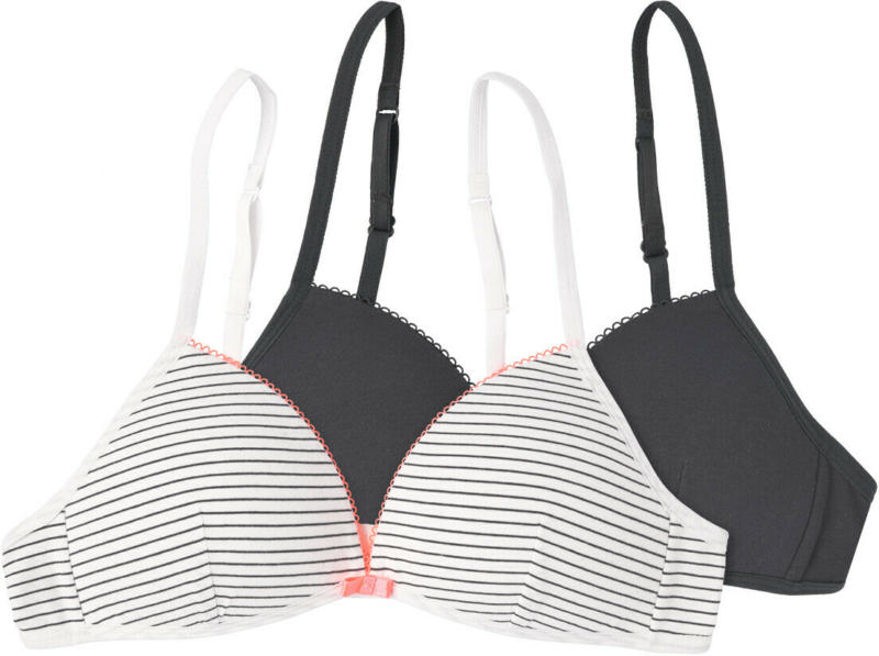 2 Mädchen BHs mit wattierten Cups (Nur online)