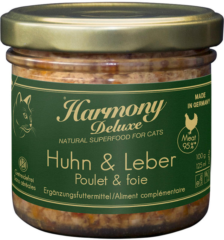 Harmony Cat Deluxe Nassfutter Huhn mit Leber 6x100g