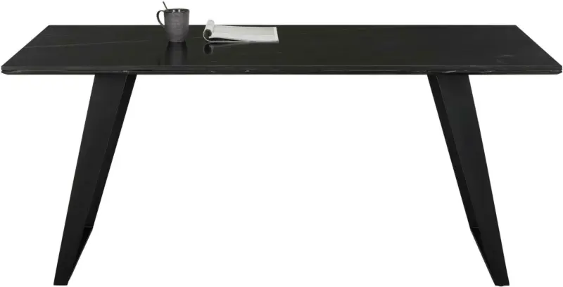 Esstisch in Schwarz