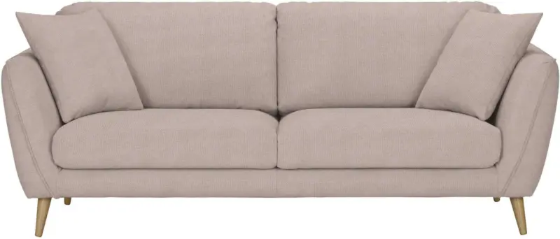 Dreisitzer-Sofa in Rosa