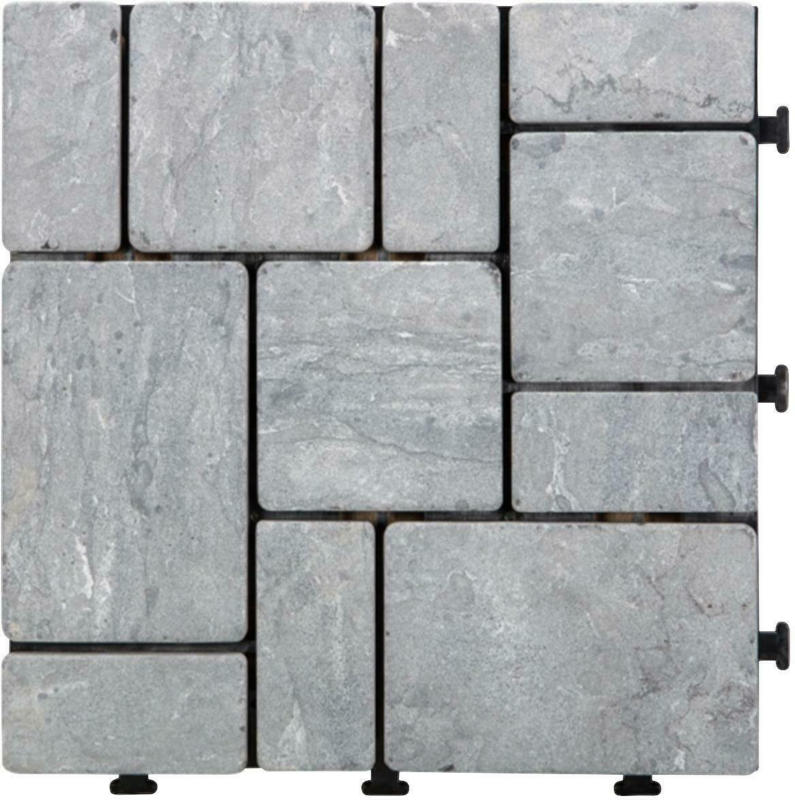 Terrassenfliese Stone in Grau ca. 30x30cm