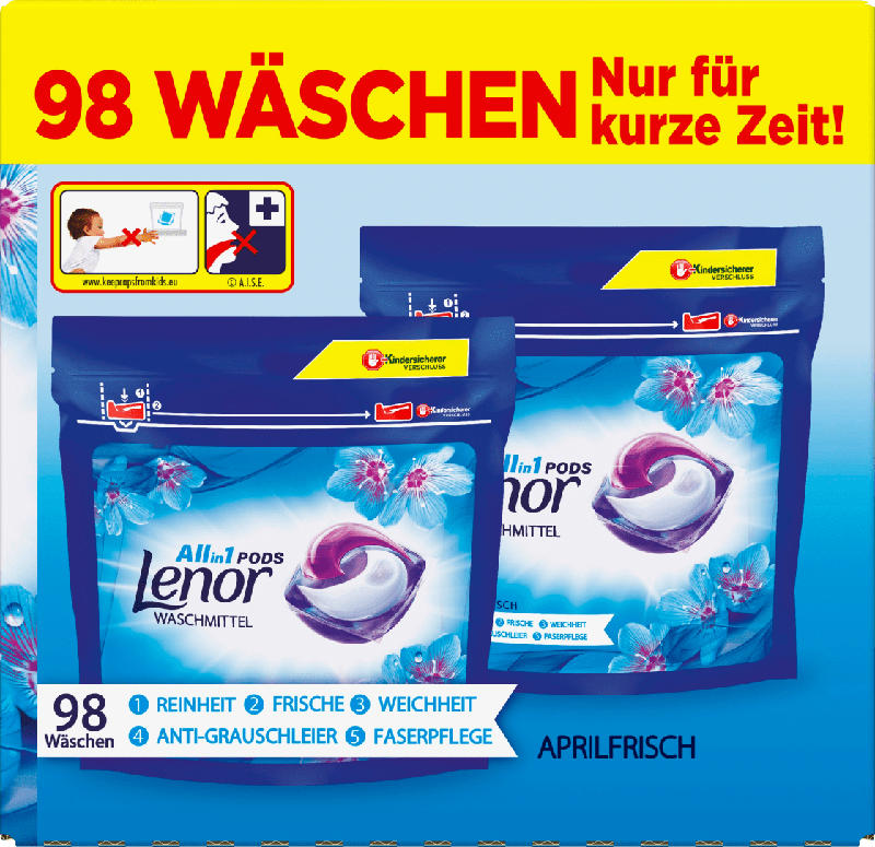 Lenor Vollwaschmittel Pods Aprilfrisch