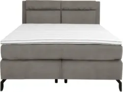Boxspringbett in Beige ca. 160x200cm