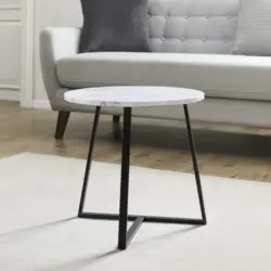 Couchtisch 'Silvia', Ø ca.45cm, Marmor