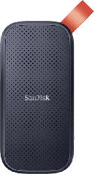 SanDisk 2TB Portable SSD Festplatte, USB-C 3.2, Extern, R520, Schwarz