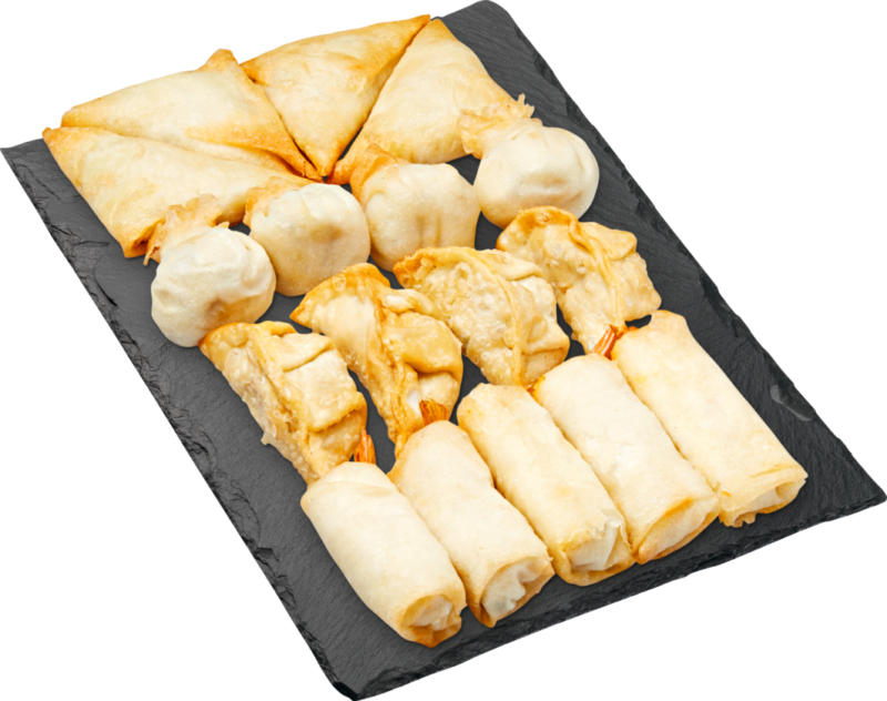 Asia-Snackplatte, assortiert, 602 g