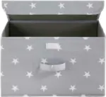 mömax Dornbirn - Ihr Trendmöbelhaus in Dornbirn Faltbox Sandy in Grau mit Deckel ca. 40x25x25 cm