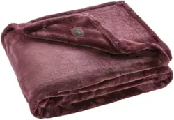 Kuscheldecke Fluffy s´Oliver in Bordeaux ca. 150x200cm