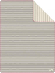 Wohndecke s´Oliver in Grau/Weiß/Pink