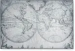 mömax Dornbirn - Ihr Trendmöbelhaus in Dornbirn Flachwebeteppich World Map in Grau ca.120x180cm