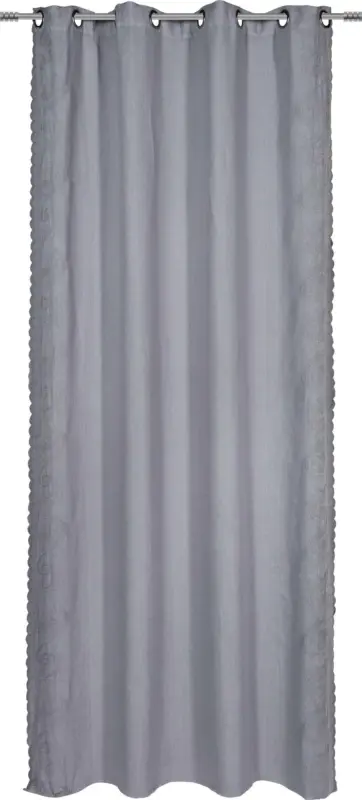 Ösenschal in Grau ca. 140x245 cm 'Nele'