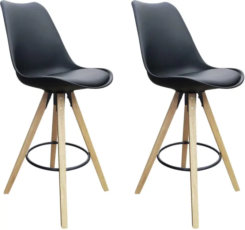 Barhocker-Set 'Inka', schwarz