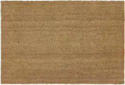 FUßMATTE in Braun ca. 60x90cm 'Plain'