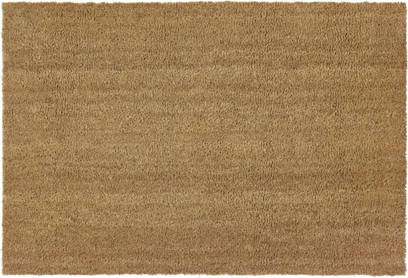 FUßMATTE in Braun ca. 60x90cm 'Plain'