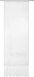 Fertigvorhang in Weiß ca. 60x180 cm 'Vanessa'