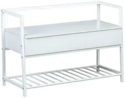 Schuhbank 'Shoeplace' , weiß