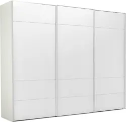 Schwebetürenschrank in Weiß