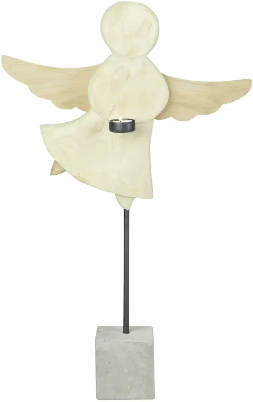 Dekoengel aus Eiche H ca. 66 cm 'Marie'