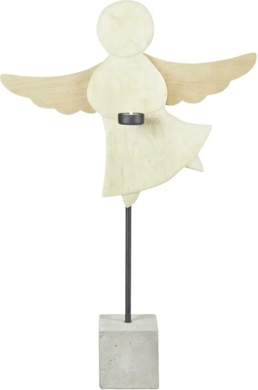 Dekoengel aus Eiche H ca. 66 cm 'Marie'