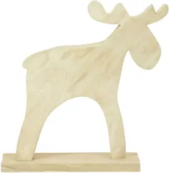 Dekorentier aus Eiche H ca. 43 cm 'Fynn'