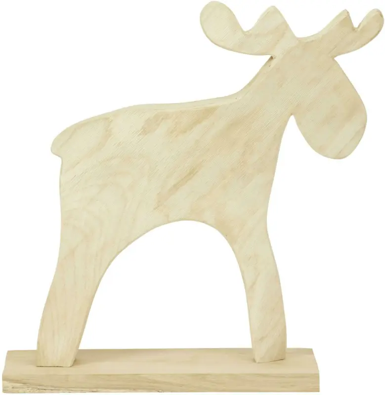 Dekorentier aus Eiche H ca. 43 cm 'Fynn'